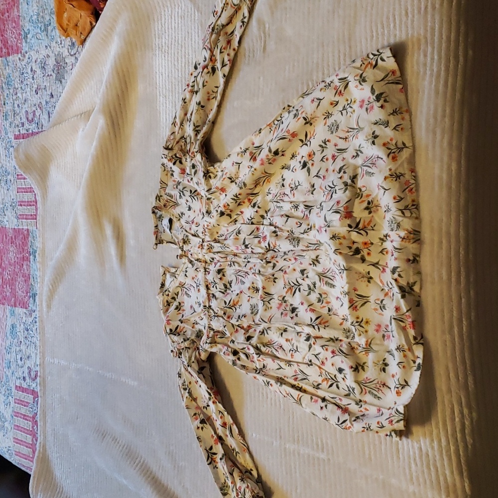 Girls  floral fall dress